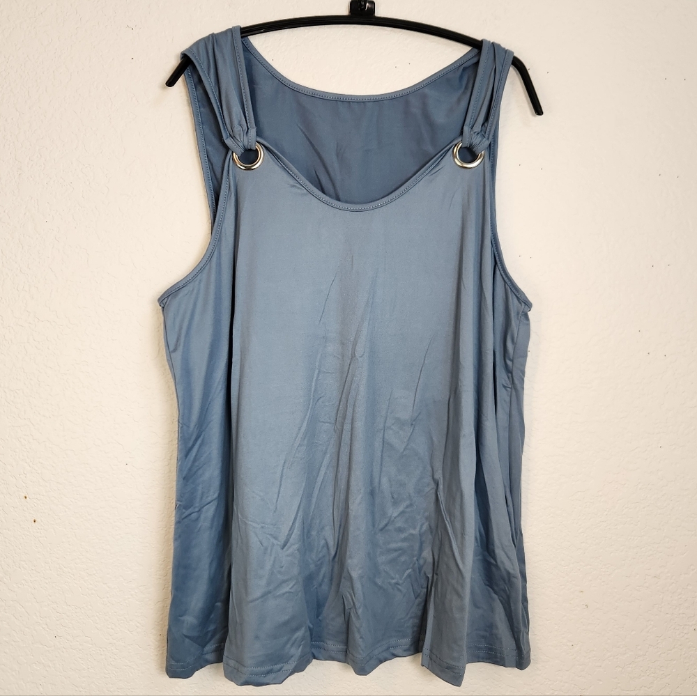 NWT‎ SHEIN Curve Tank Top with Matching Shorts, Size 2XL - Picture 11 of 15